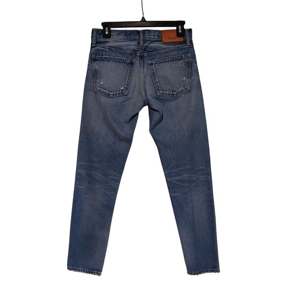 Moussy Vintage Womens Howa Button Fly Distressed Jeans 25 Cotton Japan Denim - Picture 2 of 13